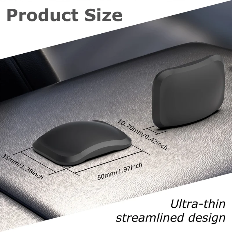 For Apple AirTag Magnetic Silicone Case Smart Tracker Protective Cover with Front and Back Films - Black