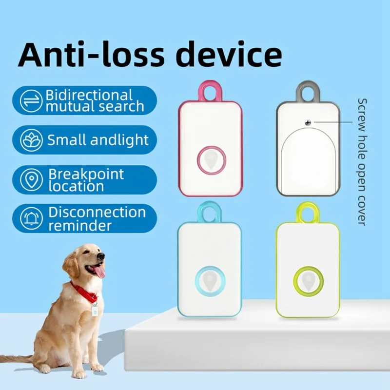 Y06 Portable Bluetooth-compatible Anti Lost Locator for iPhone  /  Android Smart Tracker App Control Remote Shutter - Pink