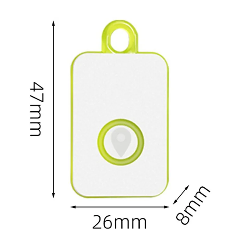 Y06 Portable Bluetooth-compatible Anti Lost Locator for iPhone  /  Android Smart Tracker App Control Remote Shutter - Pink