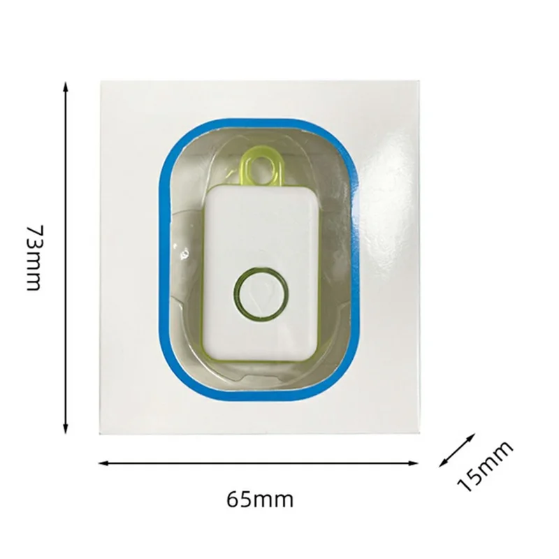 Y06 Portable Bluetooth-compatible Anti Lost Locator for iPhone  /  Android Smart Tracker App Control Remote Shutter - Pink