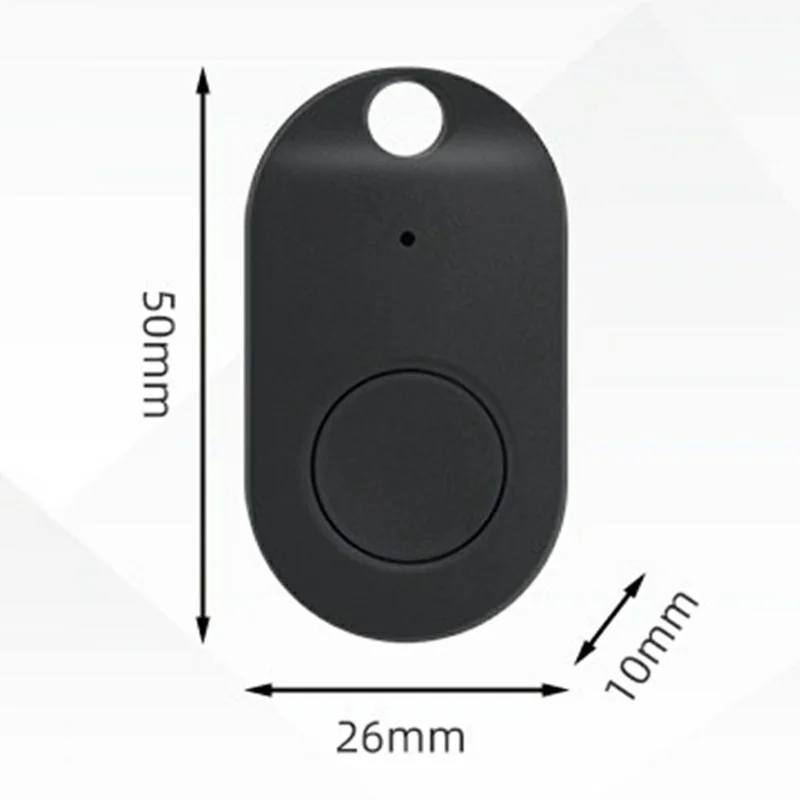 FD-03 Tragbarer Bluetooth-kompatibler Anti-Verlust-Locator Zweiwege-Tracking Mini Smart Finder - Schwarz