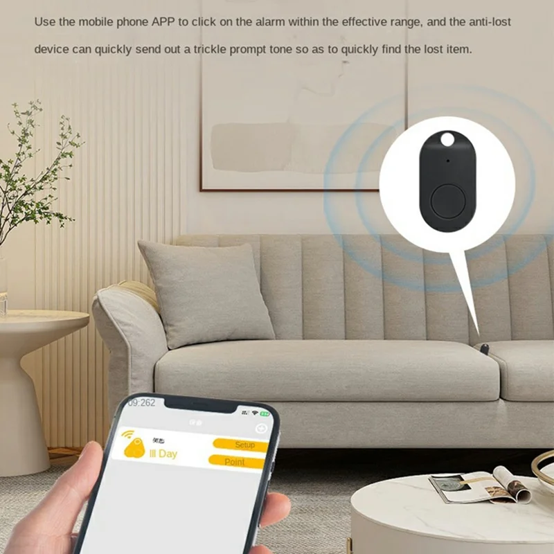FD-03 Portable Bluetooth-compatible Anti Lost Locator Two Way Tracking Mini Smart Finder - Green