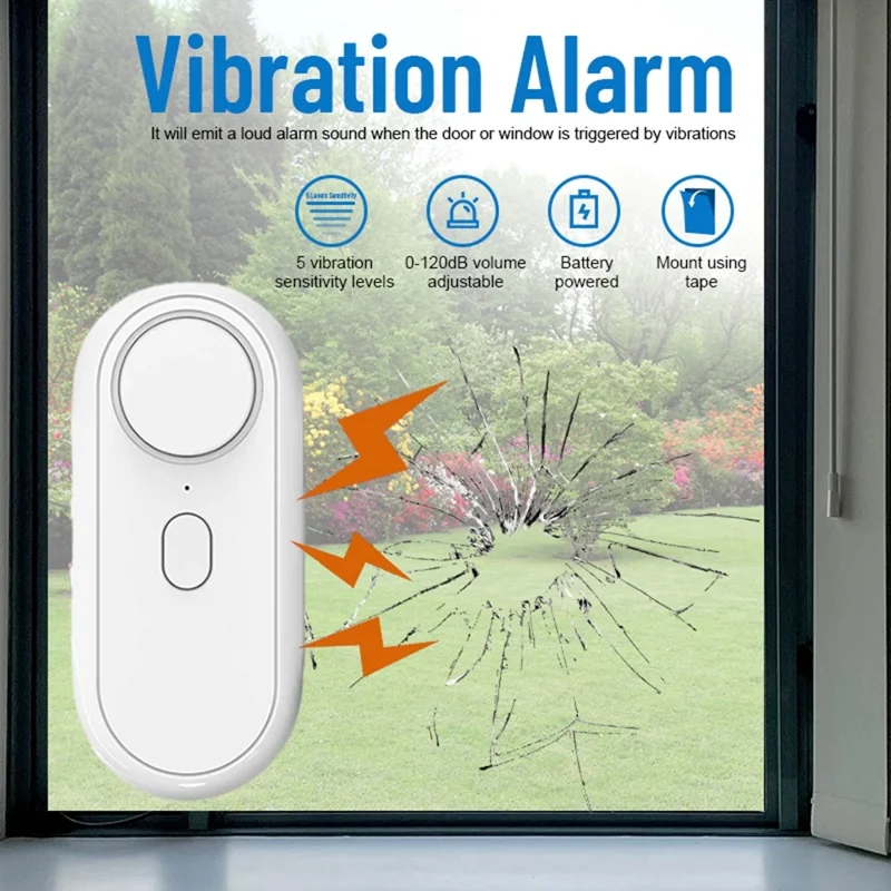 M001 Wireless Door Window Alarm Sensor High Decibel Security System for Home / Office / Shop