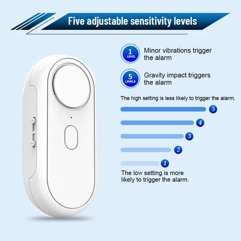 M001 Wireless Door Window Alarm Sensor High Decibel Security System for Home / Office / Shop
