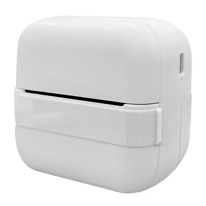 X18 Portable Inkless Thermal Printer 200DPI Bluetooth-compatible Mini Pocket Printer, Standard Version - White
