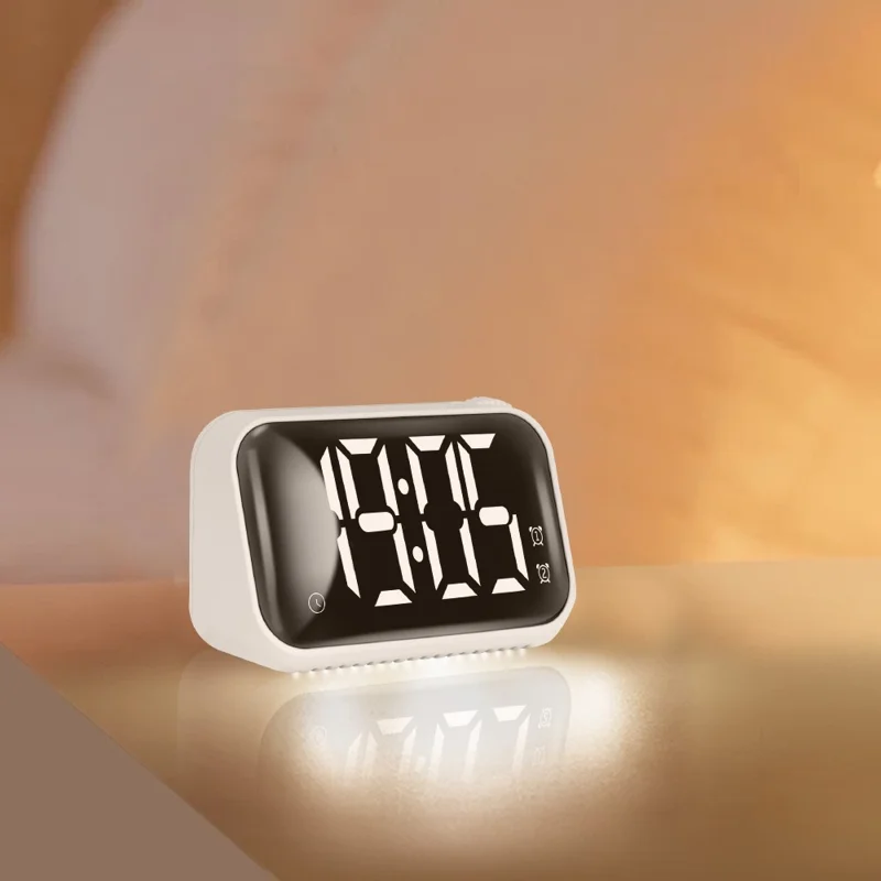 Reloj de cocina digital con pantalla grande, alarma recargable, cronómetro y gestión del tiempo - Azul