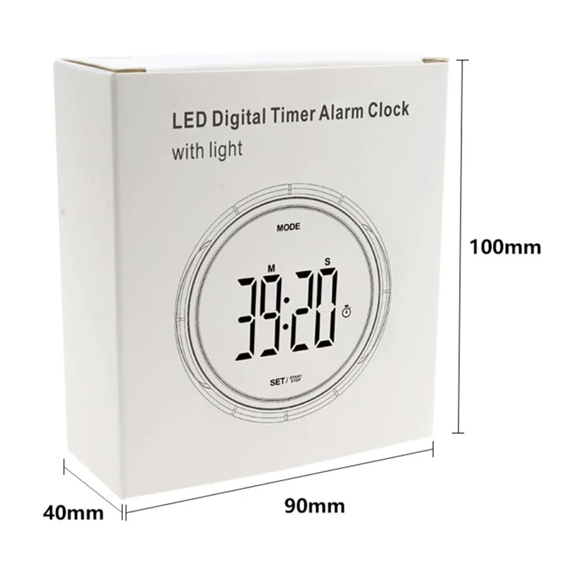 369 Küchentimer Digitaler Wecker Countdown-Stoppuhr Zeitmanagement-Tool für Zuhause / Studium / Kochen - Grün