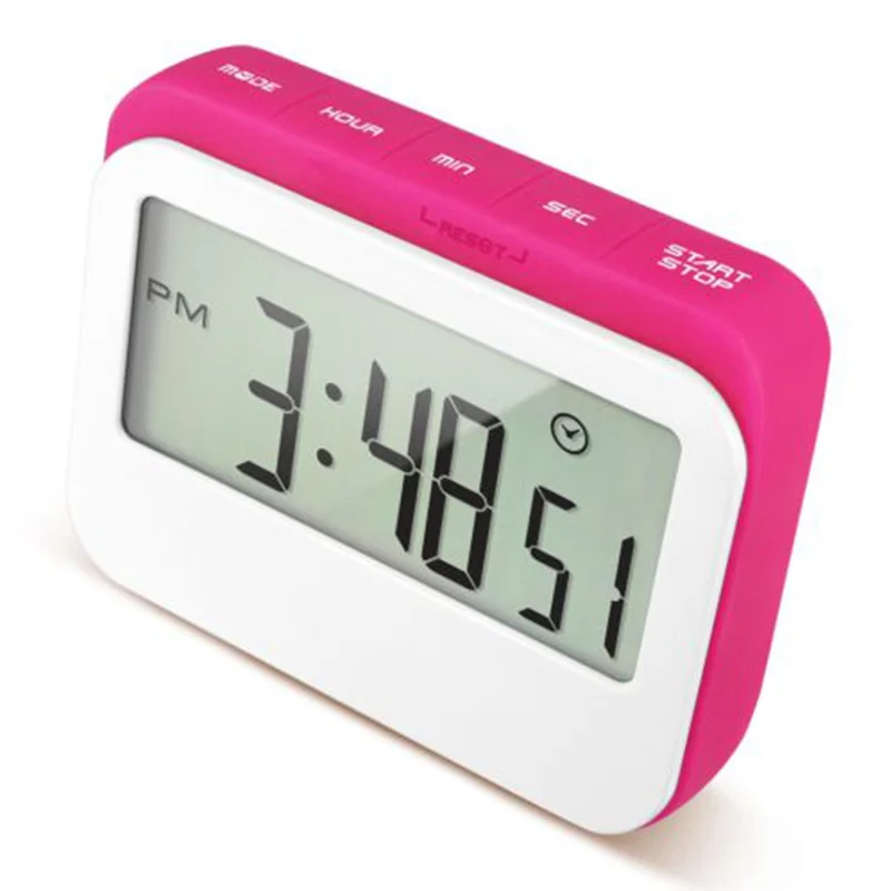 320 Großbildschirm Küchentimer Countdown Alarm Erinnerung für Studenten / Kochen - Rosé