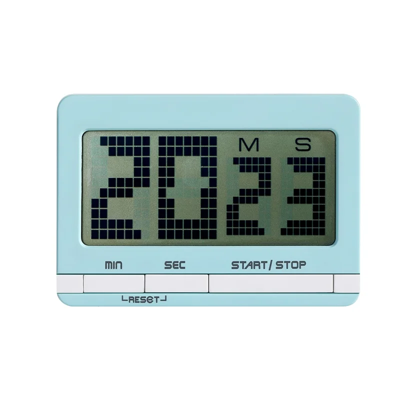 338 Large Screen Kitchen Timer Countdown Alarm Clock for Students / Cooking Time Management - Green