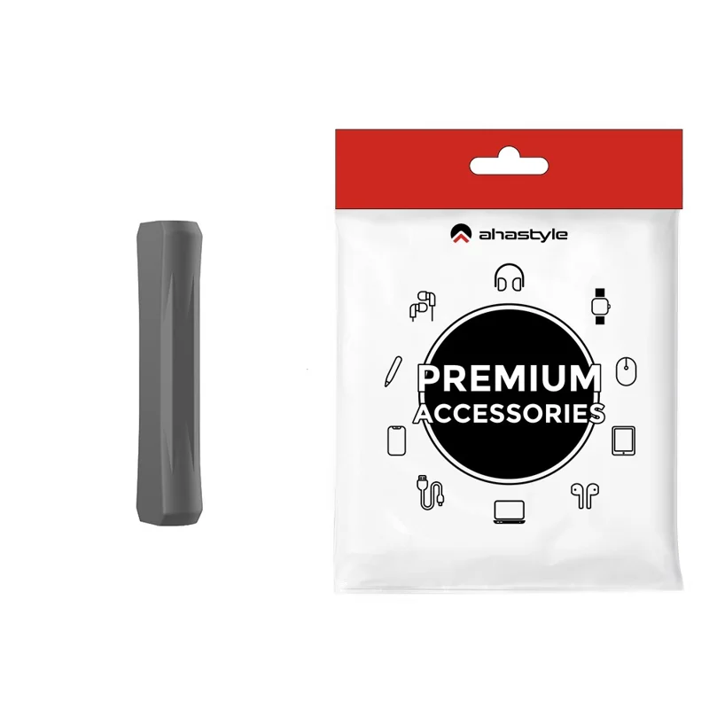 AHASTYLE DD07 Silicone Sleeve for Apple Pencil Pro / Pencil (USB-C) / Pencil (2nd Generation) / Pencil (1st Generation) Stylus Grip Cover - Dark Grey