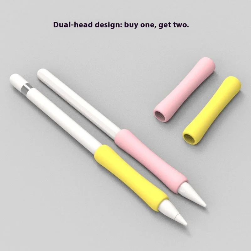 For Apple Pencil (1st Generation)  /  (2nd Generation) Silicone Sleeve Stylus Protective Case Short Version - Midnight Green