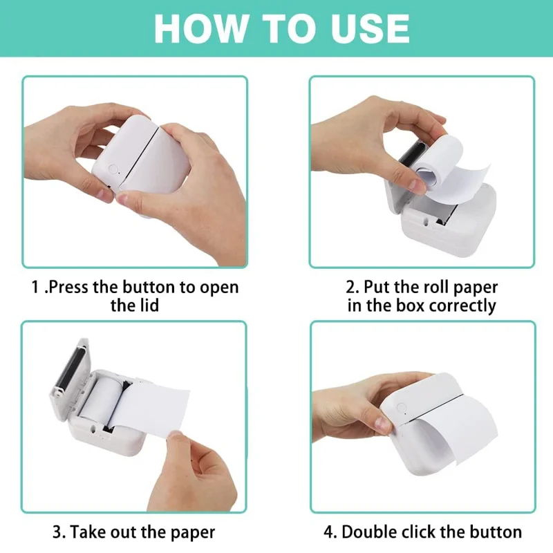 Drukarka termiczna C27 przenośna dla uczniów, urządzenie do drukowania błędów, wersja standardowa