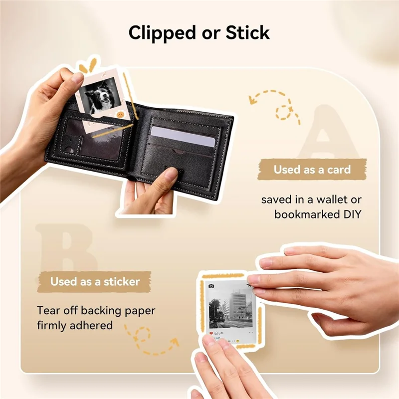 Inteligentny drukarka etykiet NIIMBOT B21Pro, 300DPI, wysoka rozdzielczość, przenośna termiczna drukarka z Bluetooth — beżowa