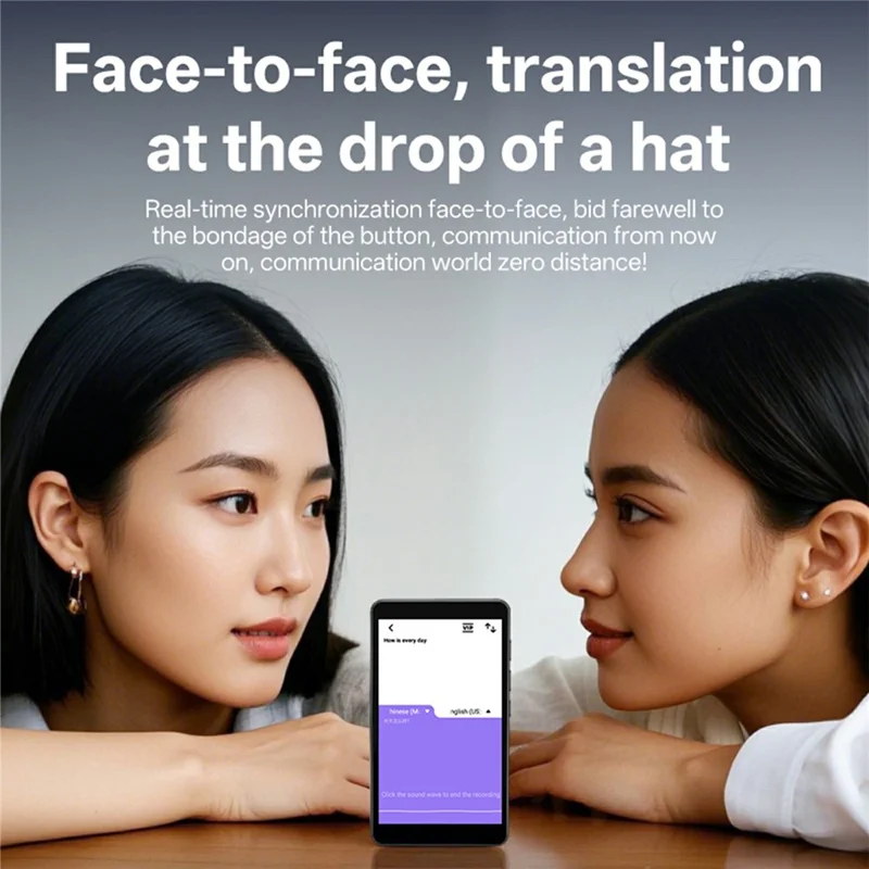 T22 5,5-calowy inteligentny tłumacz głosowy, tłumaczenie online na 142 języki, urządzenie z funkcją tłumaczenia zdjęć przez WiFi, 1+16 GB