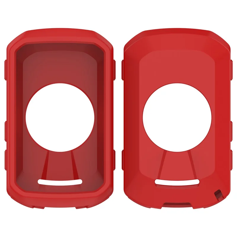 For Garmin Edge 850  /  550 Cycling Computer Silicone Case Shockproof Anti Scratch Protective Cover - Red
