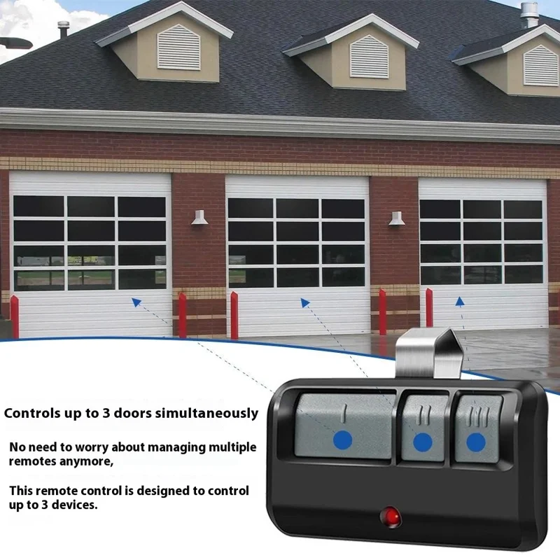 For LiftMaster 893MAX 3-Button Electric Gate Remote Control Rolling Code 100M Range Garage Door Opener