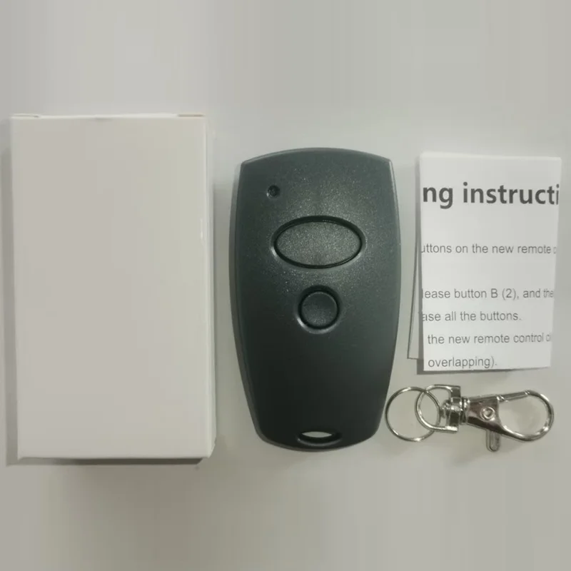 Garageport fjernbetjening til Marantec Digital D302 / D304 / D313 / D321 / D323 433 MHz Fast kode Knapstransmitter - 2-knaps