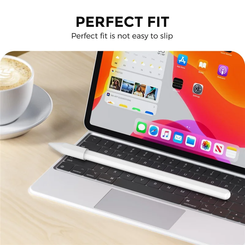 AHASTYLE WG78 Punta dello stilo Manicotto per Apple Pencil (USB-C) / (2a generazione) / (1a generazione) Copertura protettiva in TPU Protezione per la punta