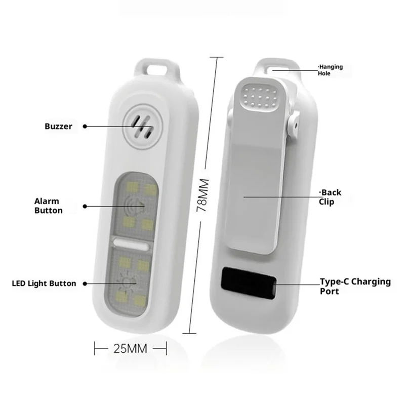 AF-2006 Outdoor Night Running Light Armband Personal Alarm Device Safety Warning Lamp for Cycling / Jogging - Black