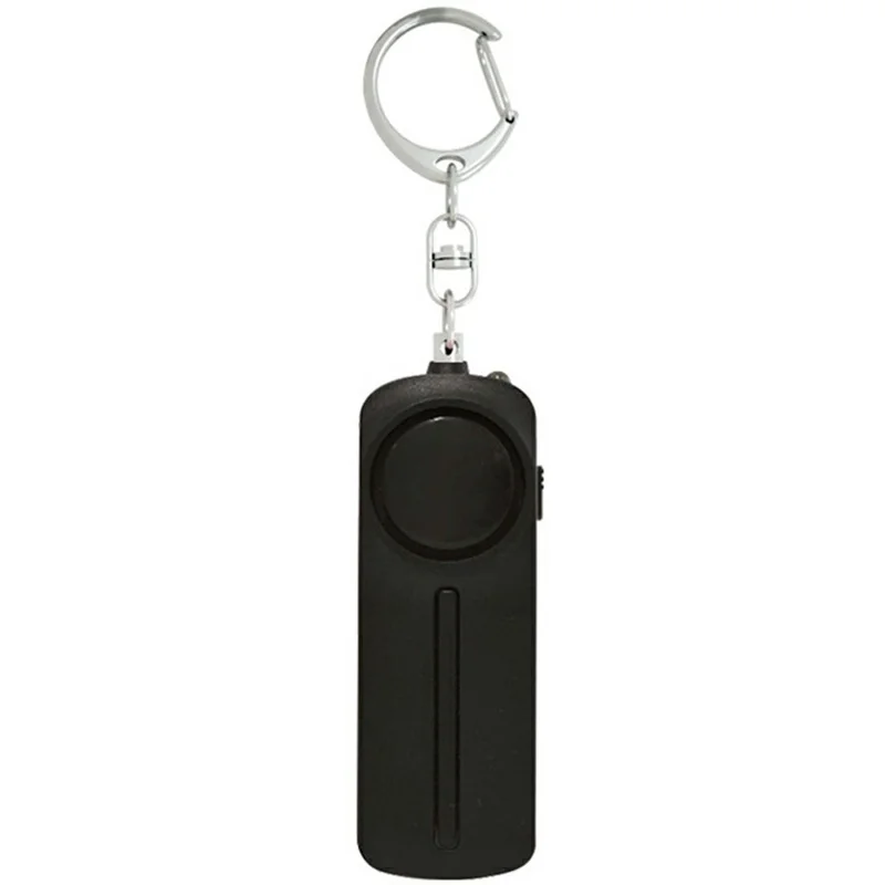 AF-9400 130dB Personal Alarm Self Defense Safety Keychain for Women Emergency Siren Built In LED Flashlight - Black