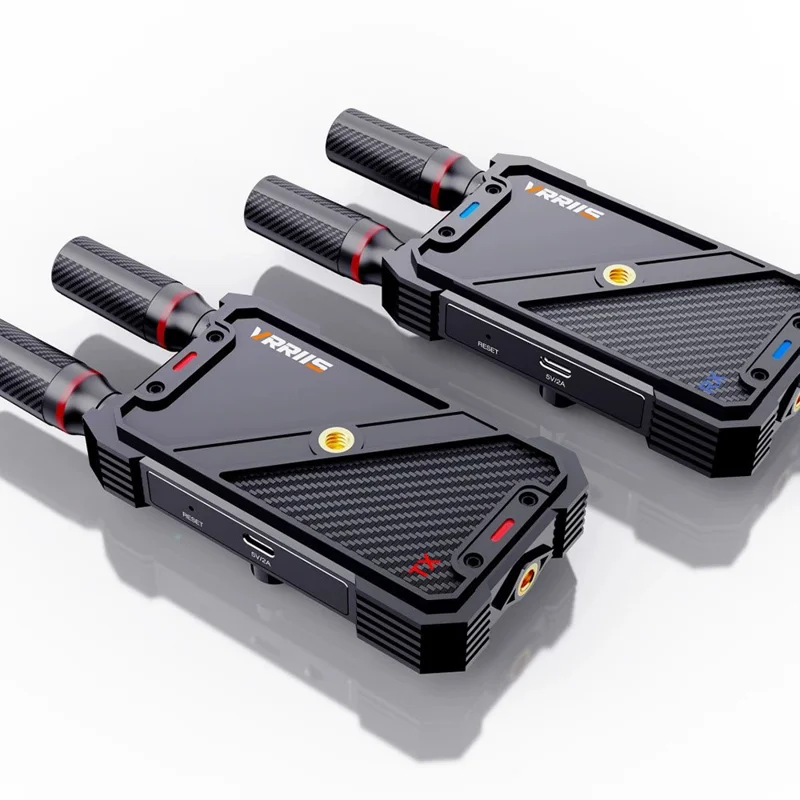 VRRIIS 082K 400m Wireless HD KVM Extender Video Transmitter and Receiver Support USB Keyboard Mouse - US Plug