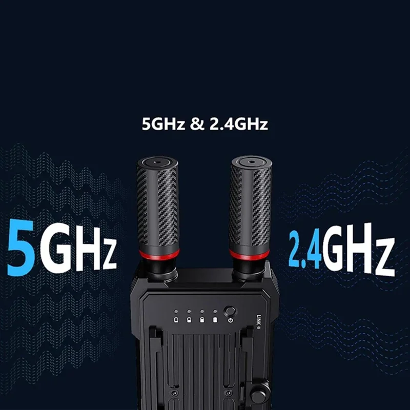 VRRIIS 082K 400m Wireless HD KVM Extender Video Transmitter and Receiver Support USB Keyboard Mouse - US Plug