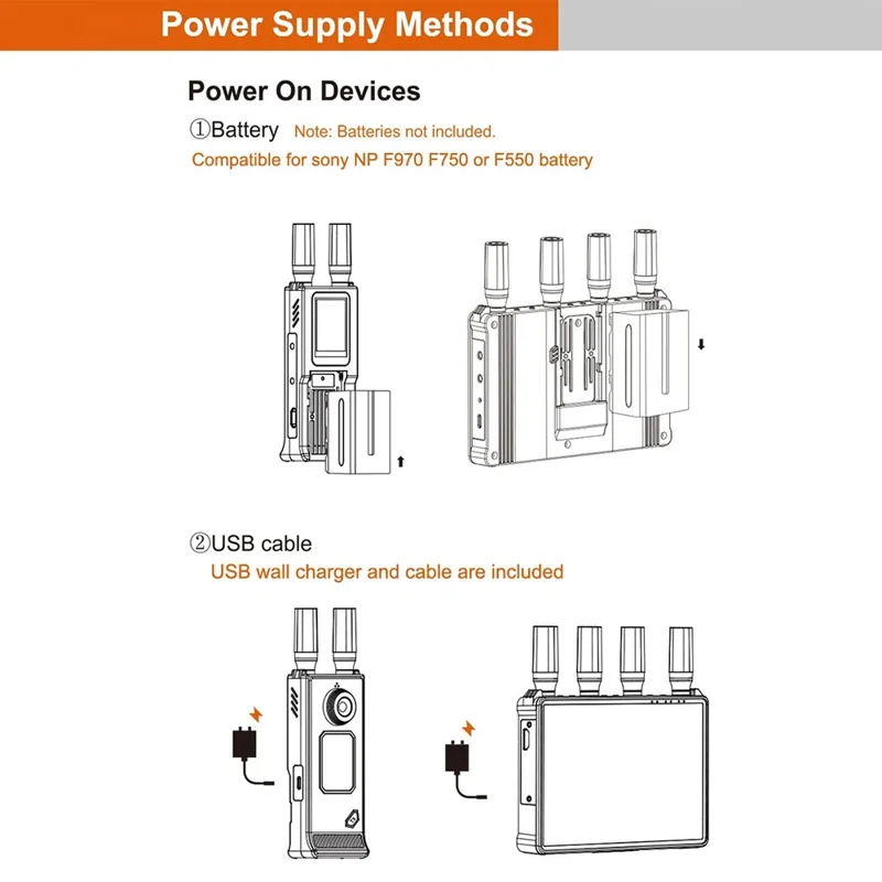 VRRIIS 085 P 1080P HD 400м Беспроводной видеопередатчик и приемник с ЖК-дисплеем - Вилка для Великобритании
