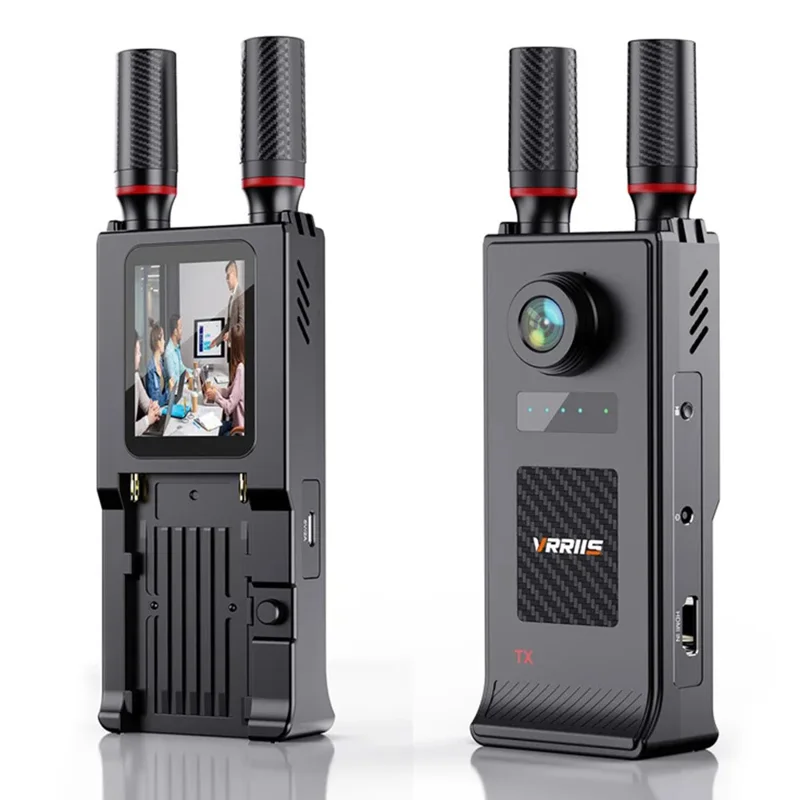 VRRIIS 085 P 1080P HD 400м Беспроводной видеопередатчик и приемник с ЖК-дисплеем - Вилка для Великобритании