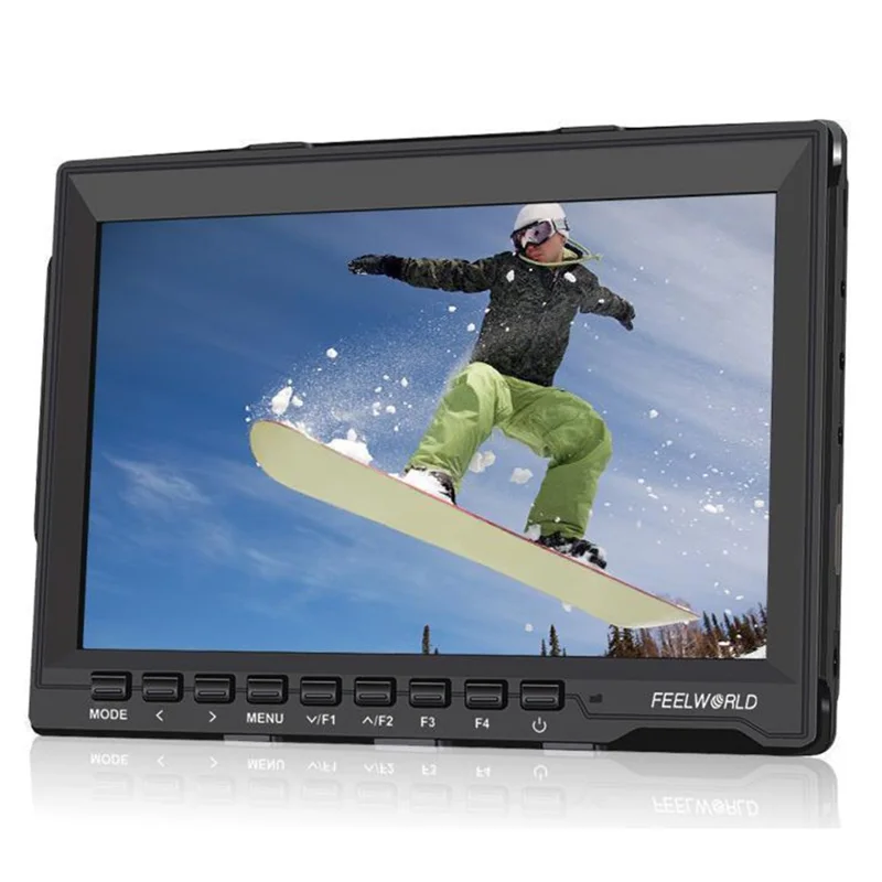 FEELWORLD FW759 7-Inch HD Photography Monitor 4K Display Screen External Monitor for DSLR / Mirrorless Cameras