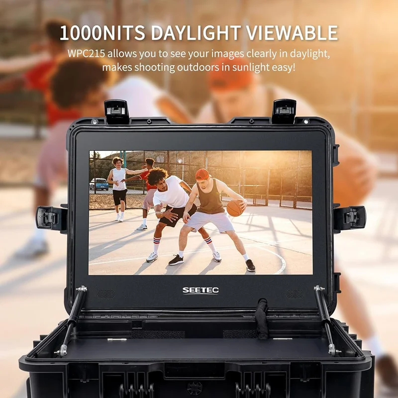 SEETEC WPC215 21.5 Inch Portable Director Monitor 1000nit High Brightness Daylight Viewable - US Plug