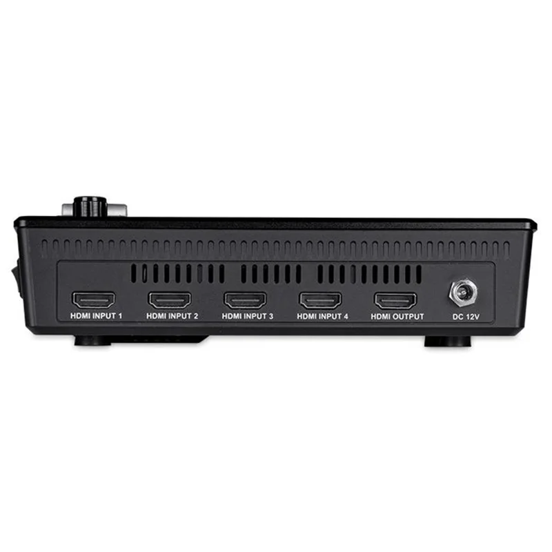 FEELWORLD L2 Plus Multi-kamera Live-streaming Videoswitch med 5,5 tommer Touchscreen, 4 HD-inputs, PTZ-styring - US-stik