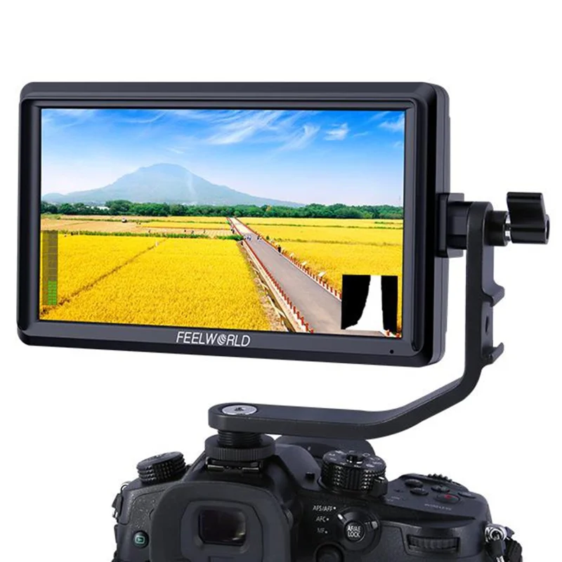 FEELWORLD S55V3 6 Inch 4K Monitor Full HD Portable Camera Monitor for DSLR Photography / Videography