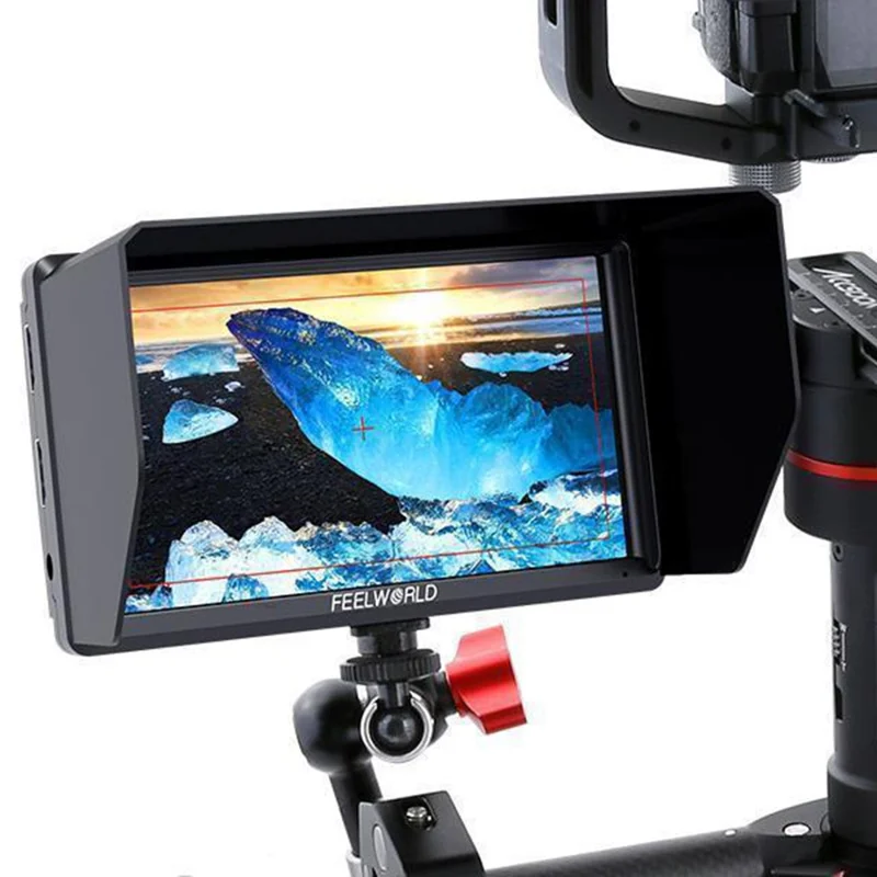FEELWORLD S55V3 6 Inch 4K Monitor Full HD Portable Camera Monitor for DSLR Photography / Videography