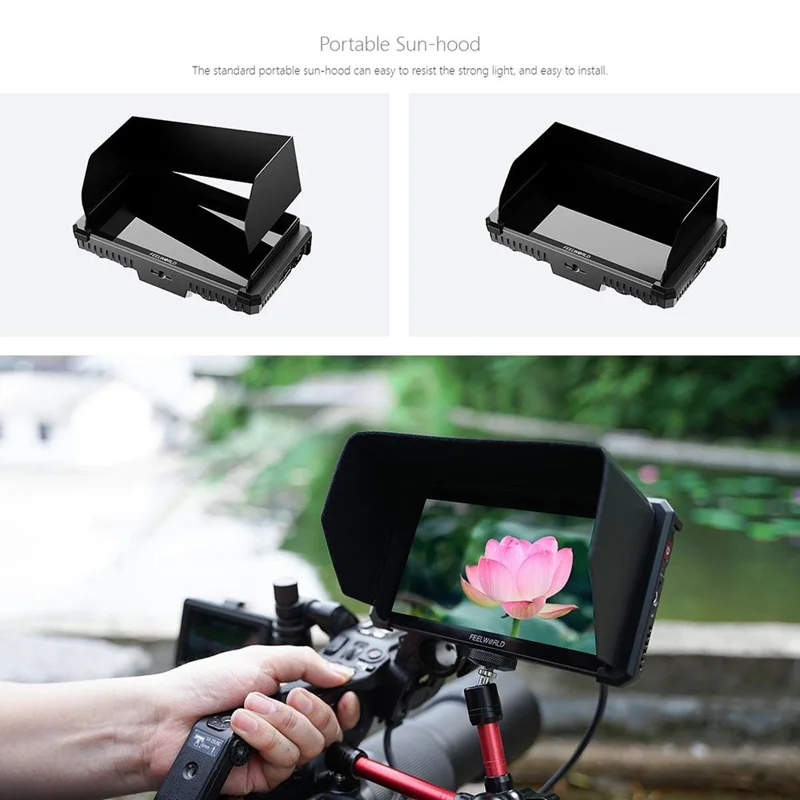 FEELWORLD SC6 6 Inch Camera Monitor 1500NIT High Brightness SDI Photography Monitor Video Monitor