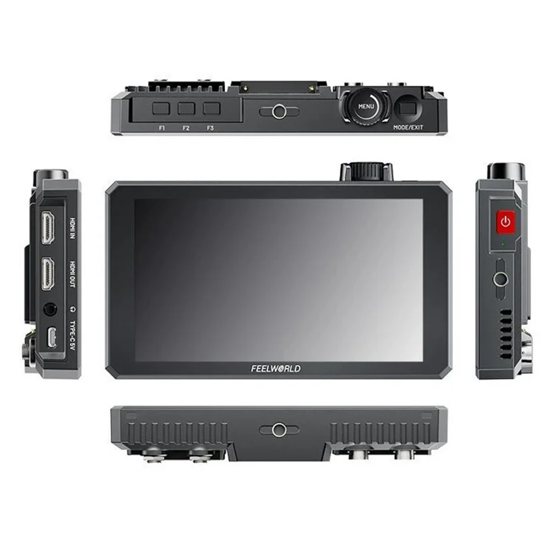 FEELWORLD SC6 6 Inch Camera Monitor 1500NIT High Brightness SDI Photography Monitor Video Monitor
