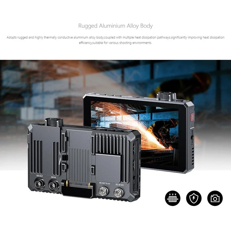 FEELWORLD SC6 6 Inch Camera Monitor 1500NIT High Brightness SDI Photography Monitor Video Monitor