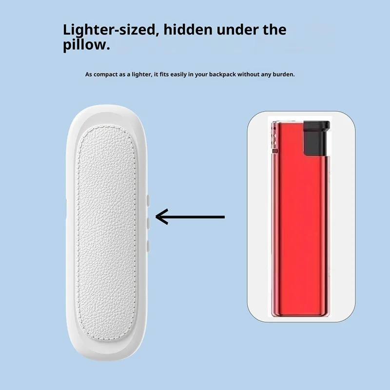 Altavoz portátil de conducción ósea QY13 Pillow Speaker para ayuda para dormir en el hogar / dormitorio - Azul