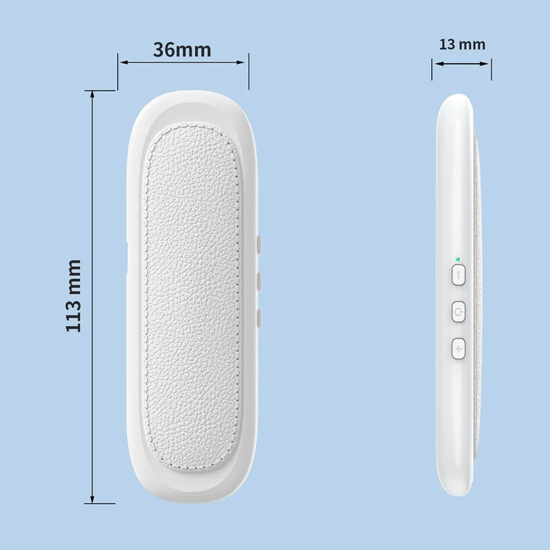 Altavoz portátil de conducción ósea QY13 Pillow Speaker para ayuda para dormir en el hogar / dormitorio - Azul