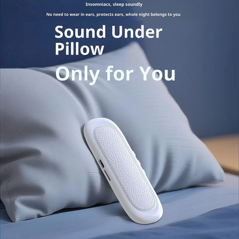 Altavoz portátil de conducción ósea QY13 Pillow Speaker para ayuda para dormir en el hogar / dormitorio - Azul