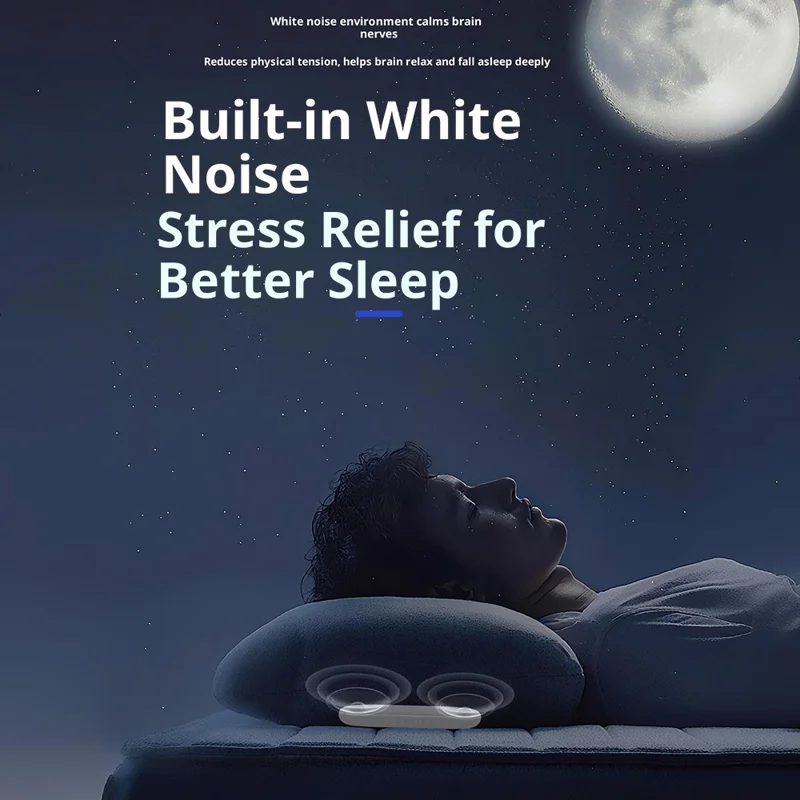 Altavoz portátil de conducción ósea QY13 Pillow Speaker para ayuda para dormir en el hogar / dormitorio - Azul