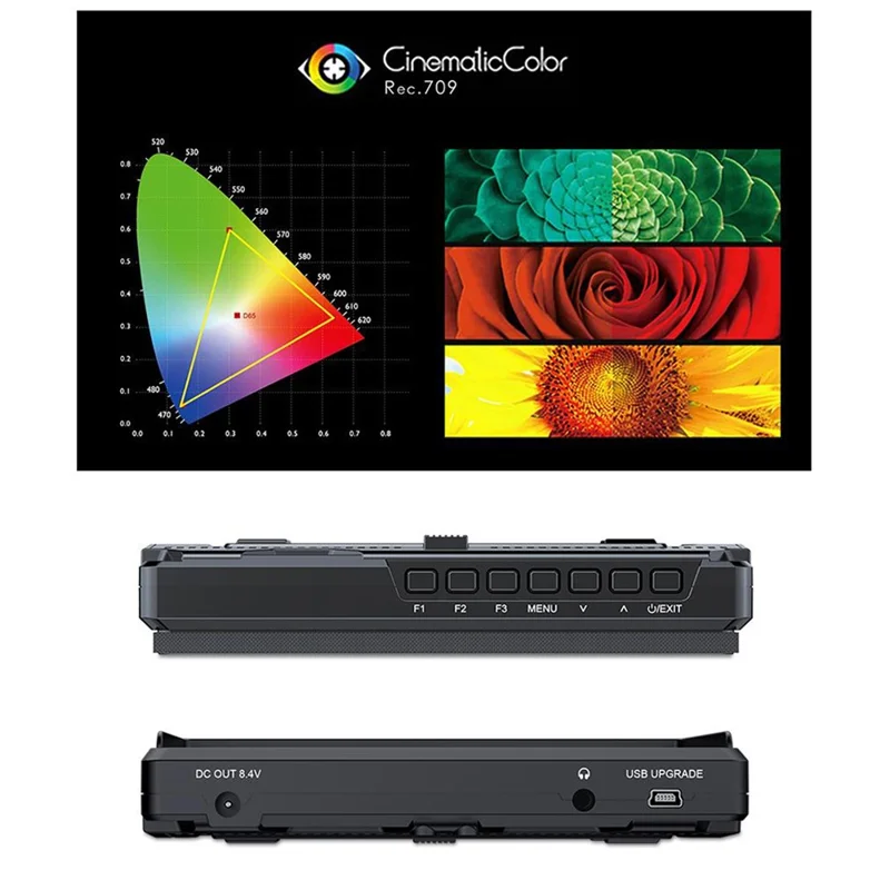 FEELWORLD FW568 V3 6 Inch HD 4K Camera Monitor Stabilizer External Display Screen for Photography