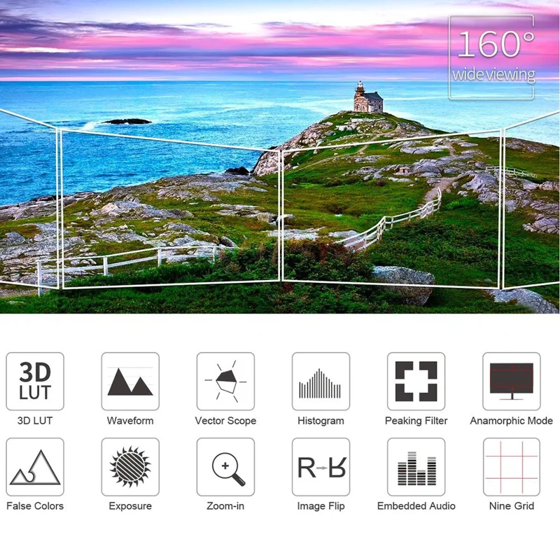 FEELWORLD FW568 V3 6 Inch HD 4K Camera Monitor Stabilizer External Display Screen for Photography