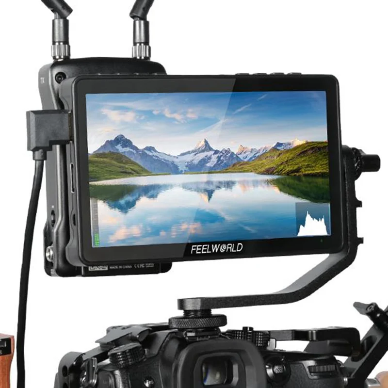 FEELWORLD F5 Pro V4 6 Inch Touchscreen DSLR Camera Monitor External Wireless Display Screen for Photography