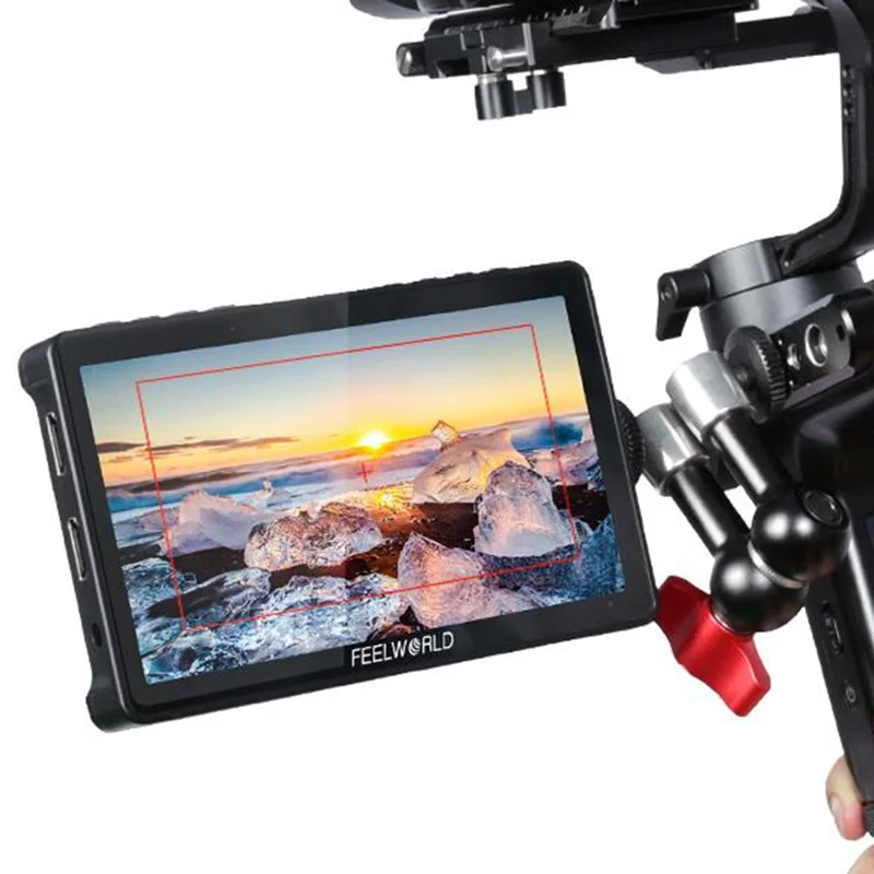 FEELWORLD F5 Pro V4 6 Inch Touchscreen DSLR Camera Monitor External Wireless Display Screen for Photography