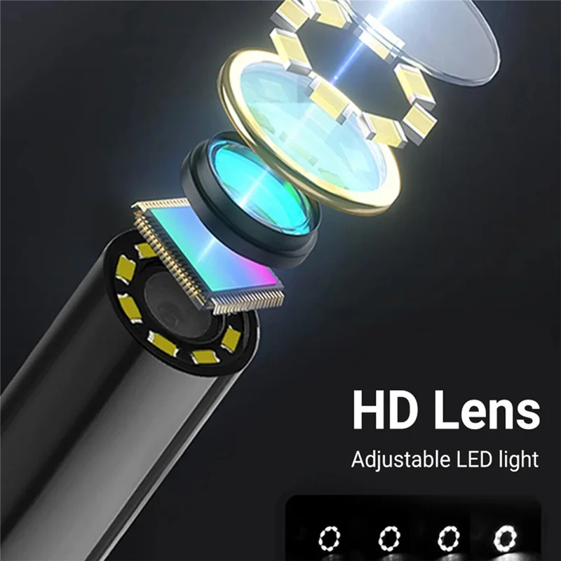 G41 5m Cable 8mm Single Lens 4.3 Inch IPS Screen Industrial Endoscope HD Handheld Inspection Camera