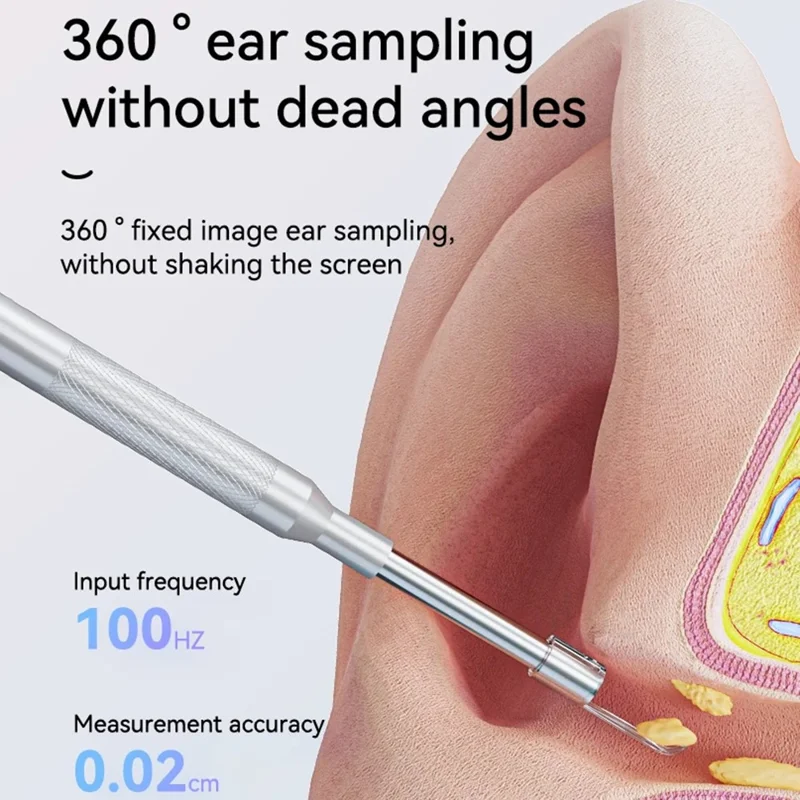 Y40 4.3 inch Screen Visual Otoscope Endoscope High Definition Visualization Ear Cleaning Endoscope