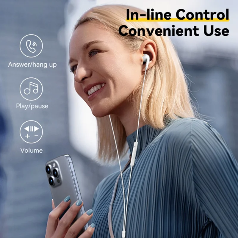 ESSAGER 15cm 2 in 1 Audio Adapter iP Female to Type-C Male Charging Audio DAC Digital Decoding - Grey