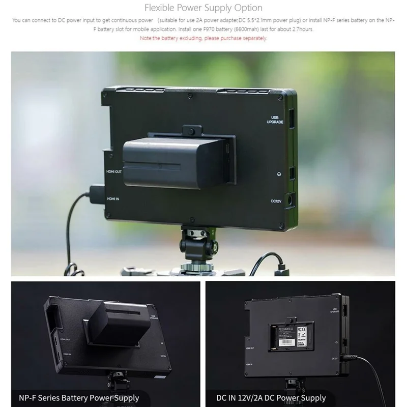 FEELWORLD T7 PRO 7 cali 4K Monitor reżysera Ekran zewnętrzny HD do kamery DSLR