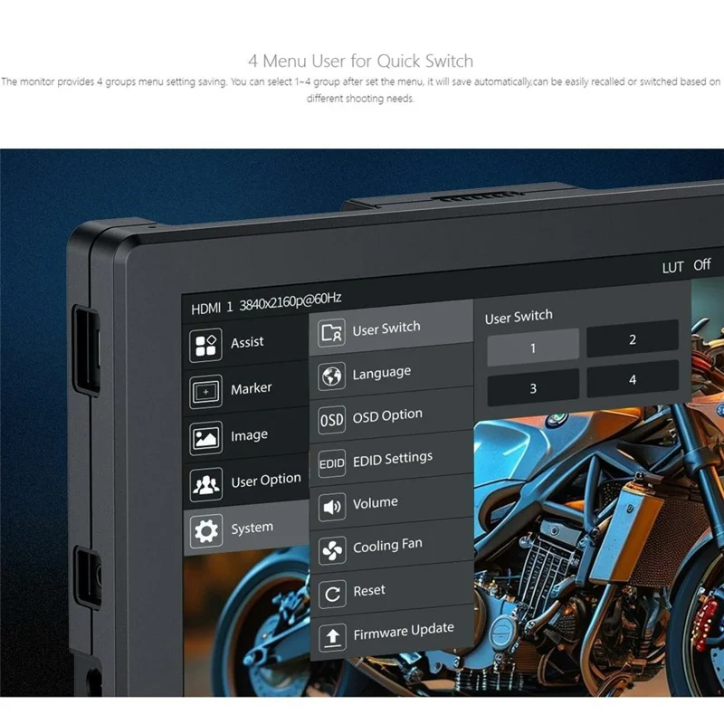 FEELWORLD T7 PRO 7 cali 4K Monitor reżysera Ekran zewnętrzny HD do kamery DSLR