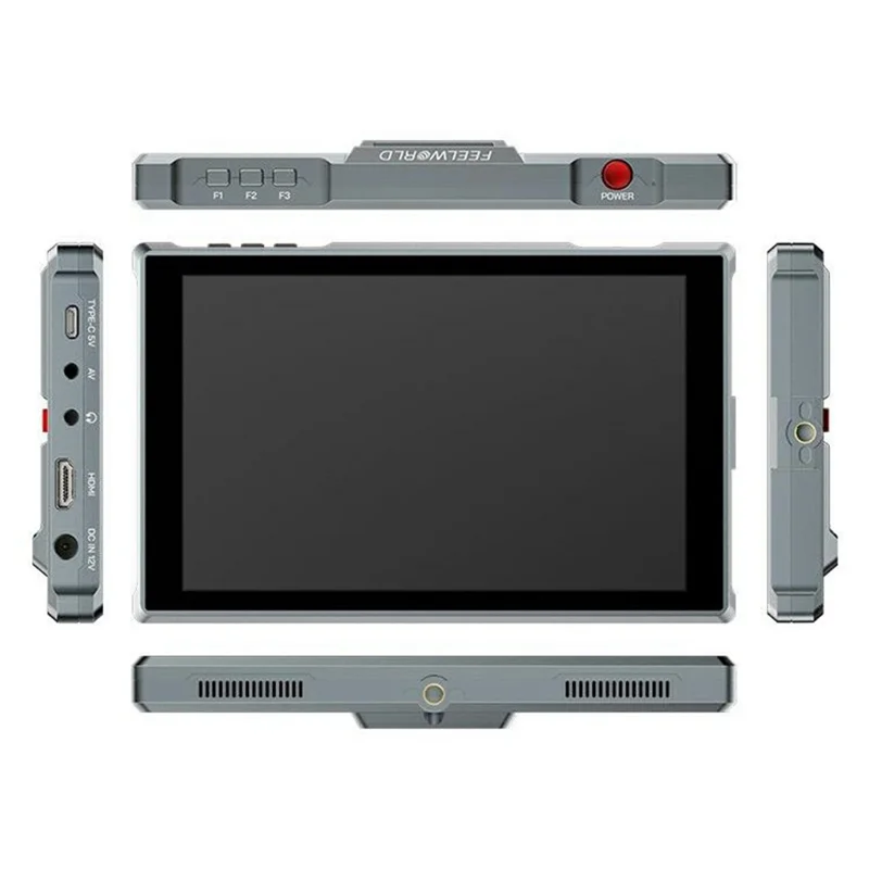 FEELWORLD FW759 PRO 7 caliński monitor kamerowy z ekranem dotykowym, wejście HD/AV, wyświetlacz IPS do fotografii i wideografii